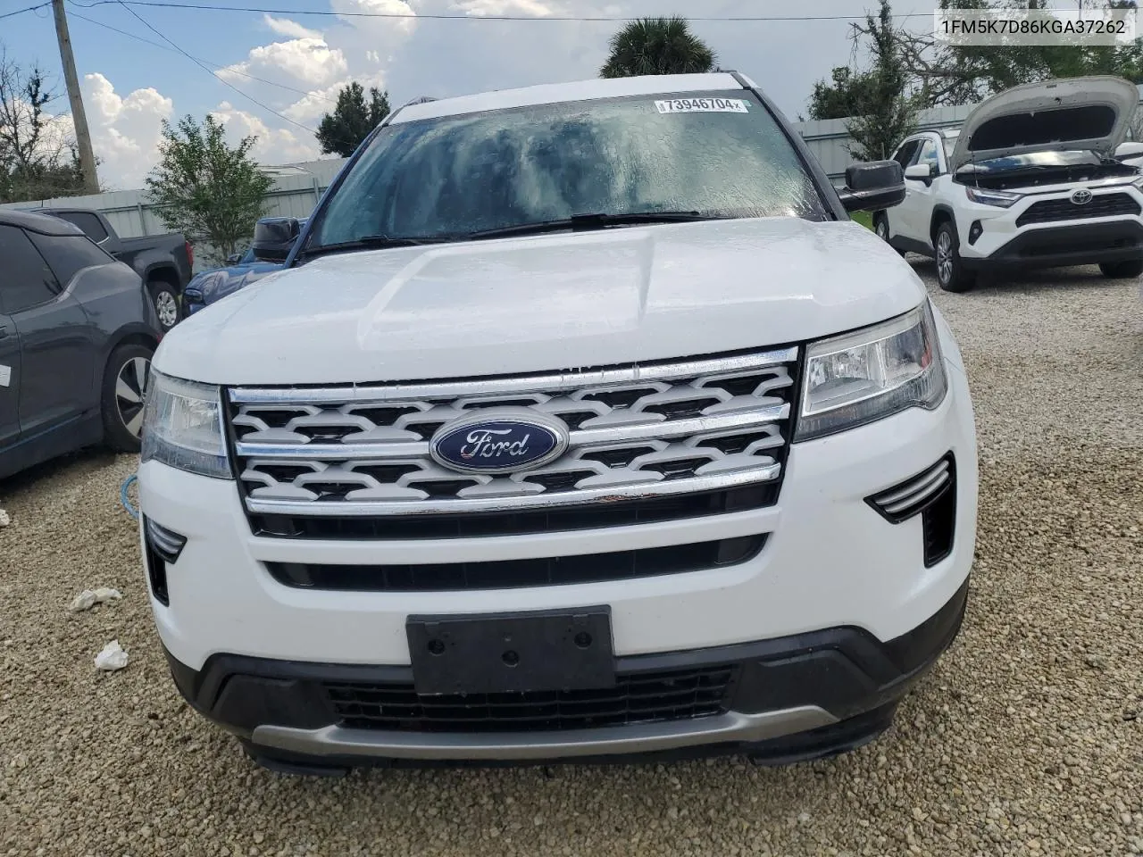 2019 Ford Explorer Xlt VIN: 1FM5K7D86KGA37262 Lot: 78918124