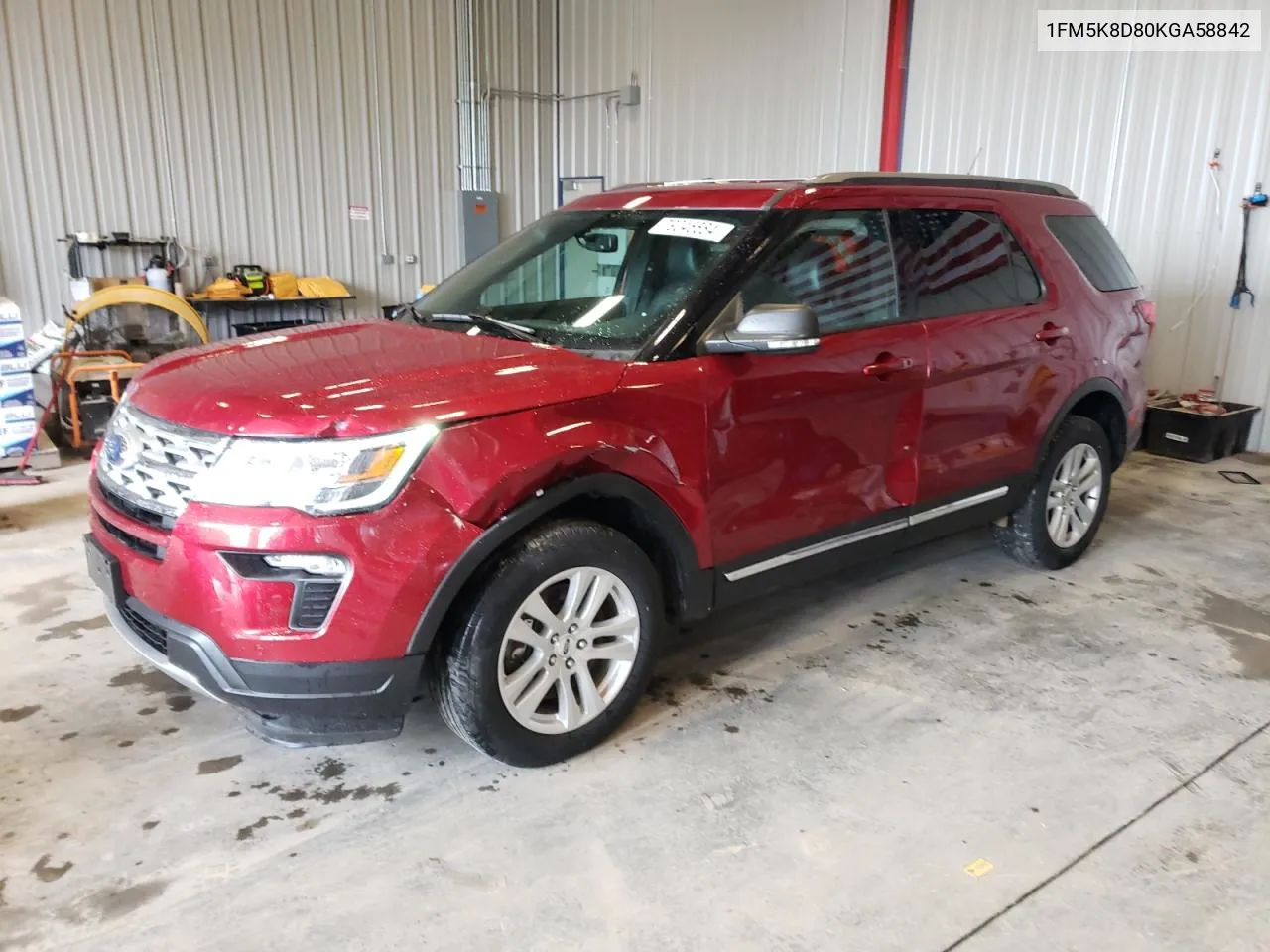 2019 Ford Explorer Xlt VIN: 1FM5K8D80KGA58842 Lot: 79046684