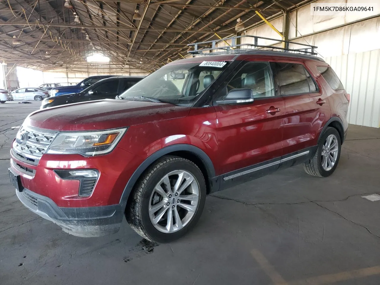 2019 Ford Explorer Xlt VIN: 1FM5K7D86KGA09641 Lot: 80840004