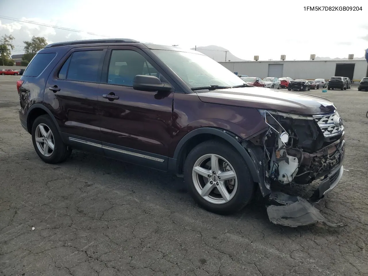 2019 Ford Explorer Xlt VIN: 1FM5K7D82KGB09204 Lot: 80884824