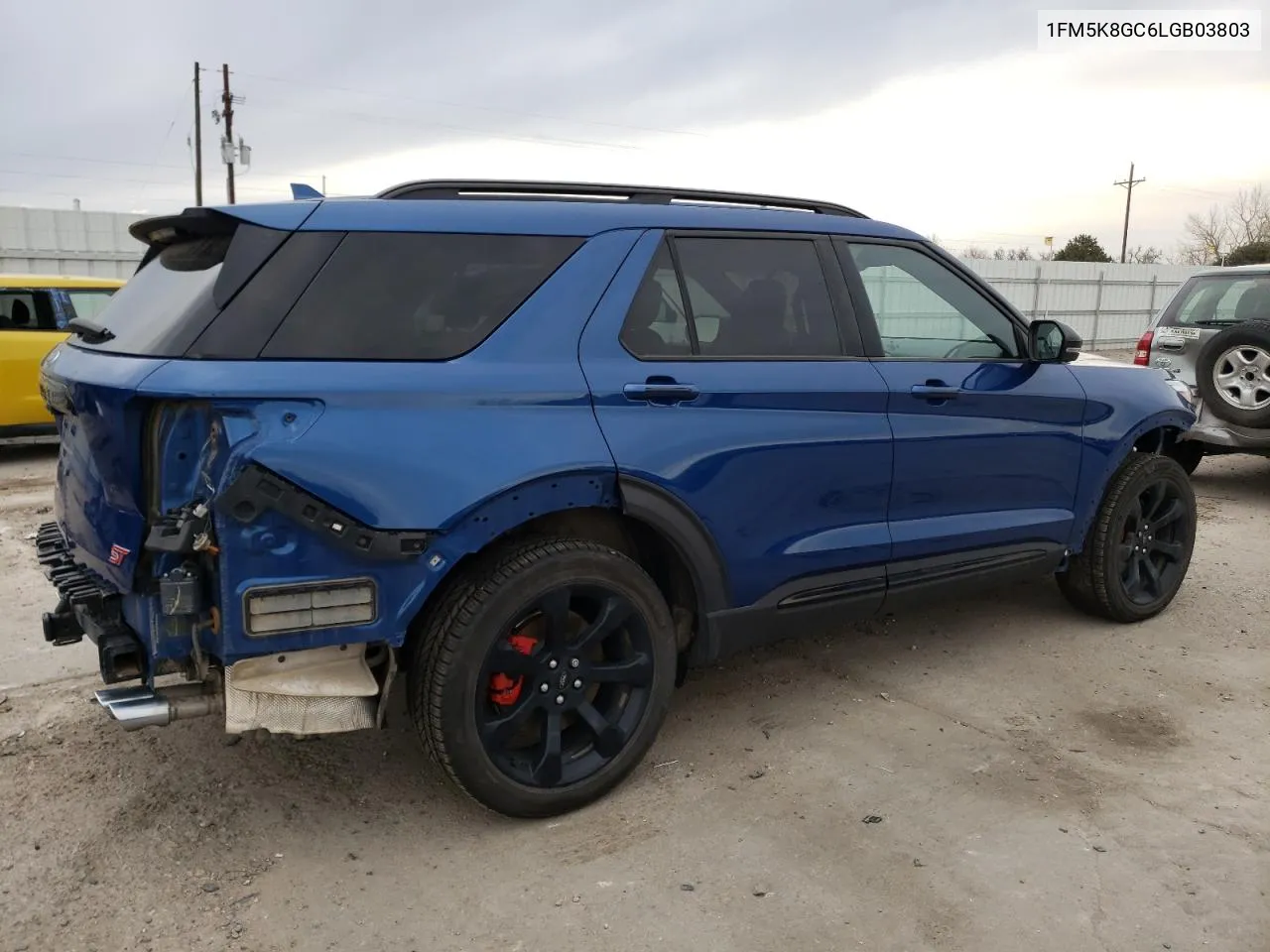 2020 Ford Explorer St VIN: 1FM5K8GC6LGB03803 Lot: 49201224