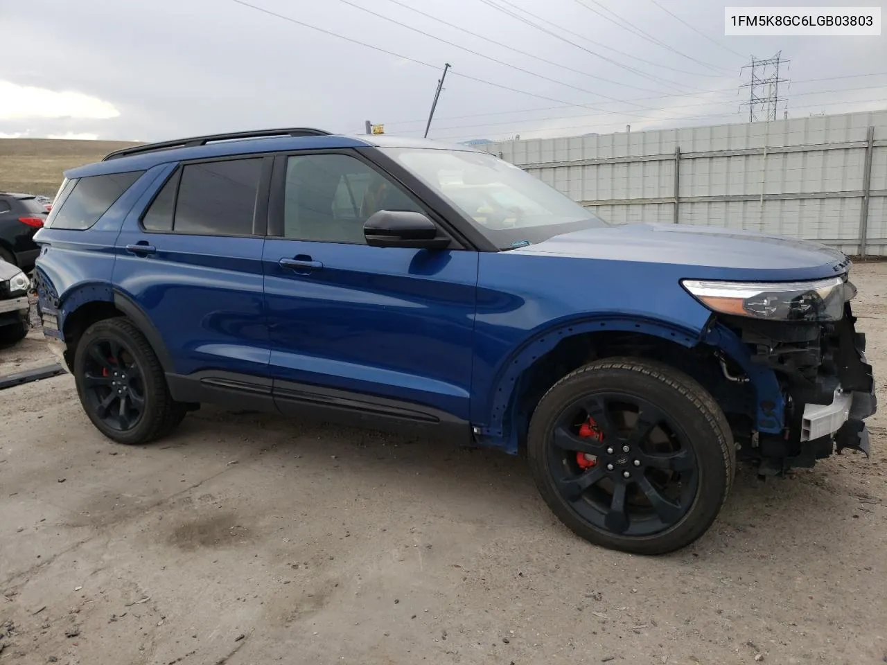 2020 Ford Explorer St VIN: 1FM5K8GC6LGB03803 Lot: 49201224