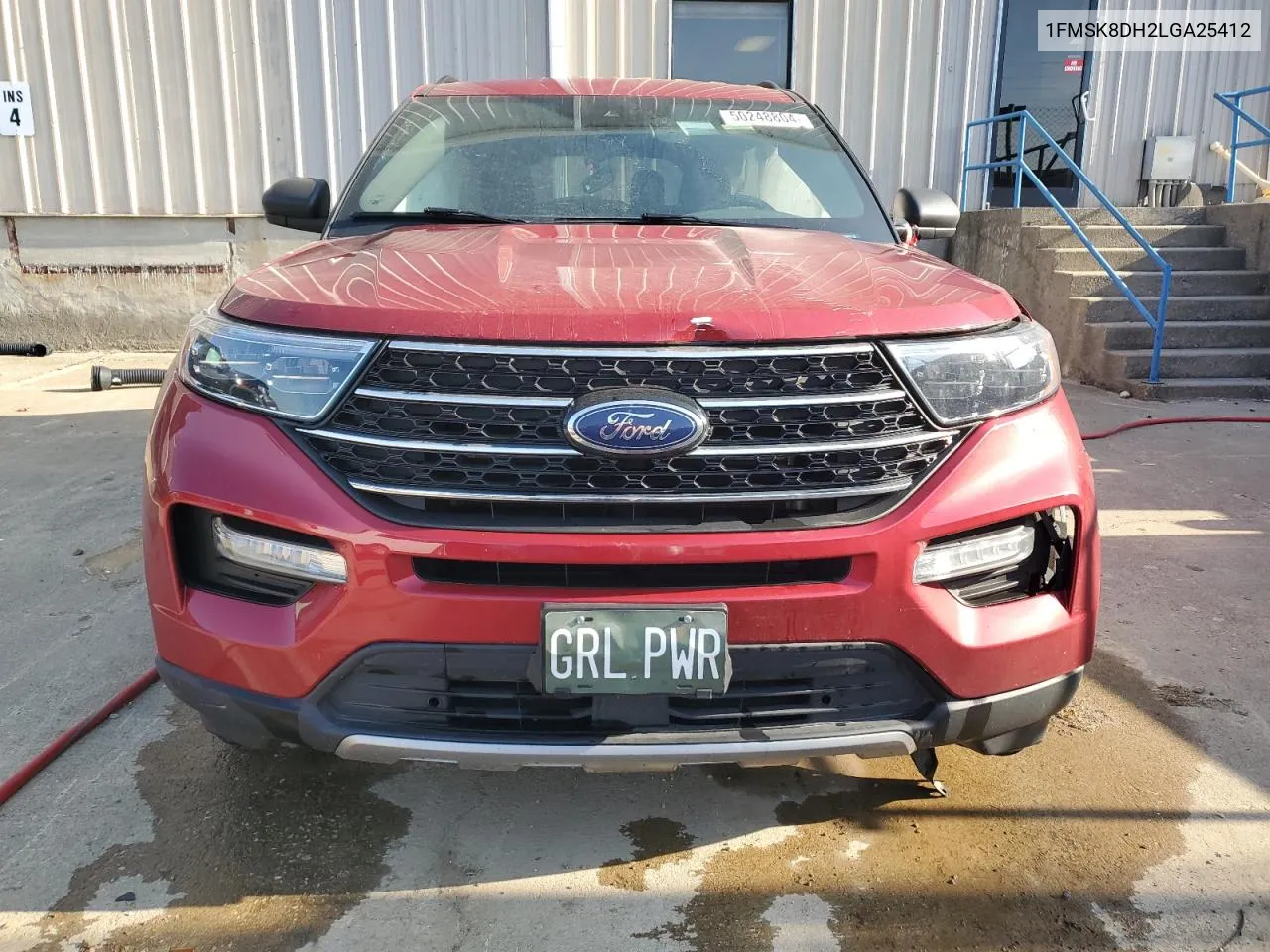 2020 Ford Explorer Xlt VIN: 1FMSK8DH2LGA25412 Lot: 50248804