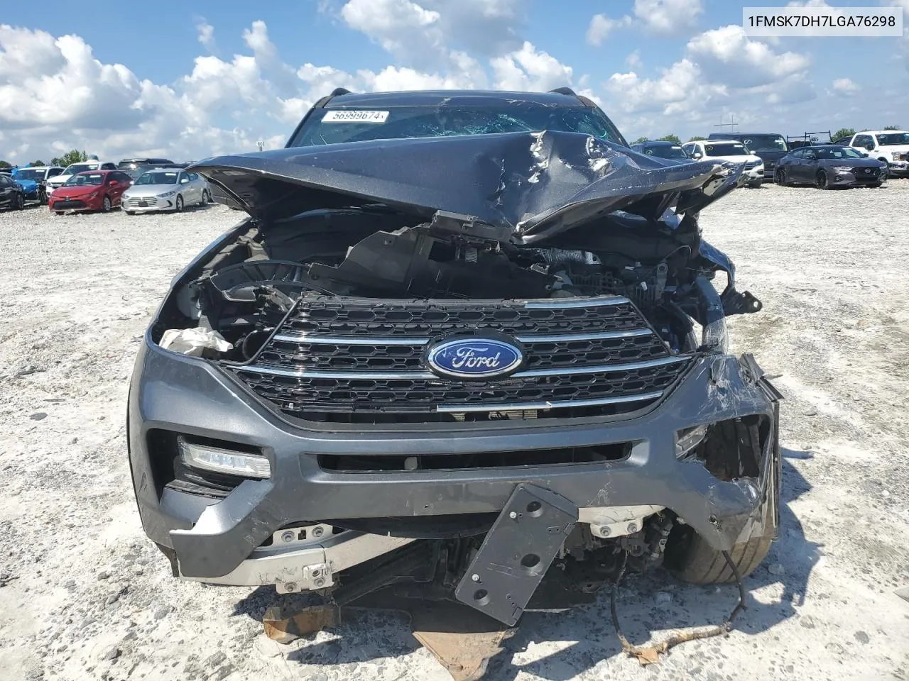 2020 Ford Explorer Xlt VIN: 1FMSK7DH7LGA76298 Lot: 56999674