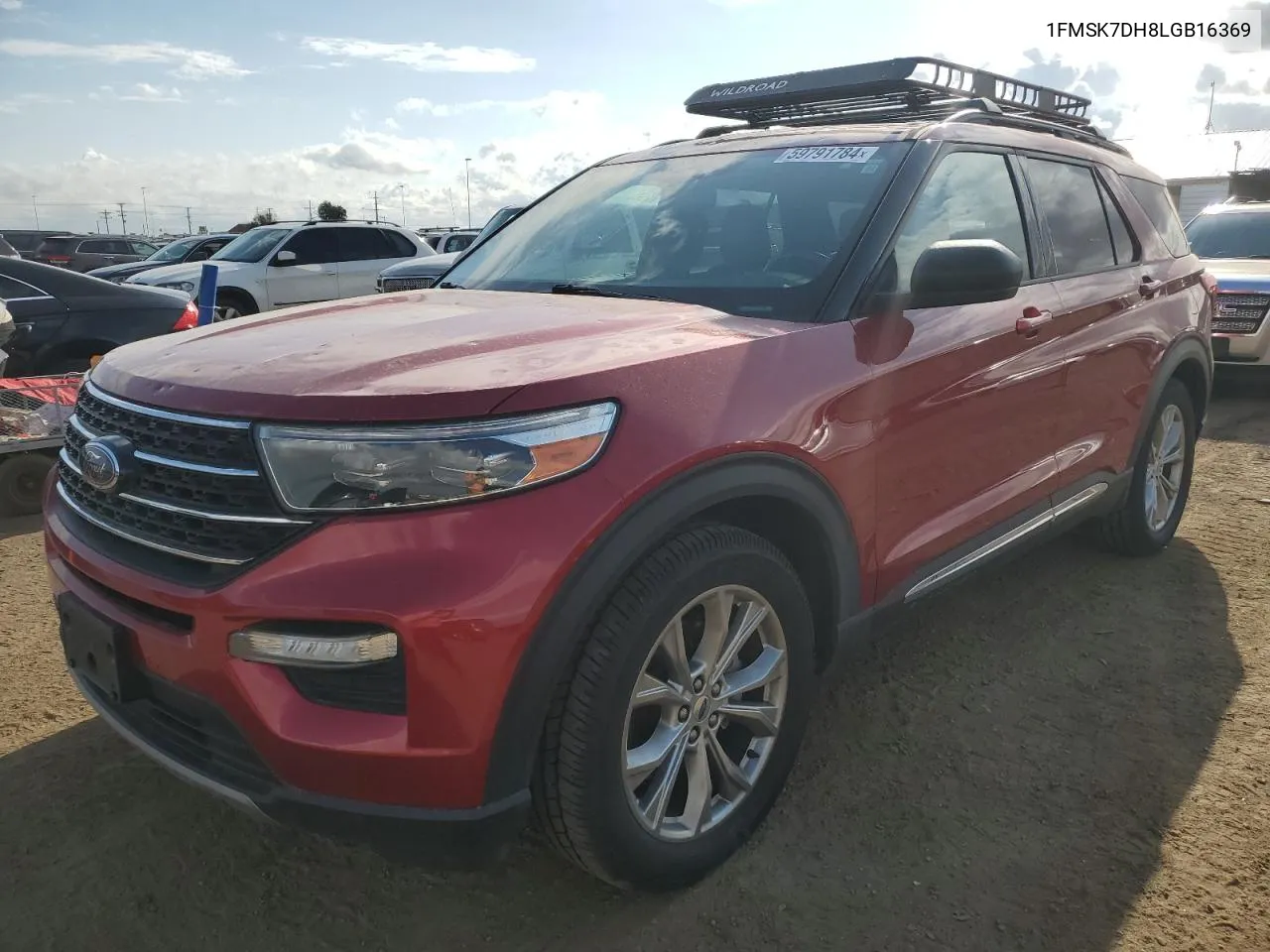 2020 Ford Explorer Xlt VIN: 1FMSK7DH8LGB16369 Lot: 59791784