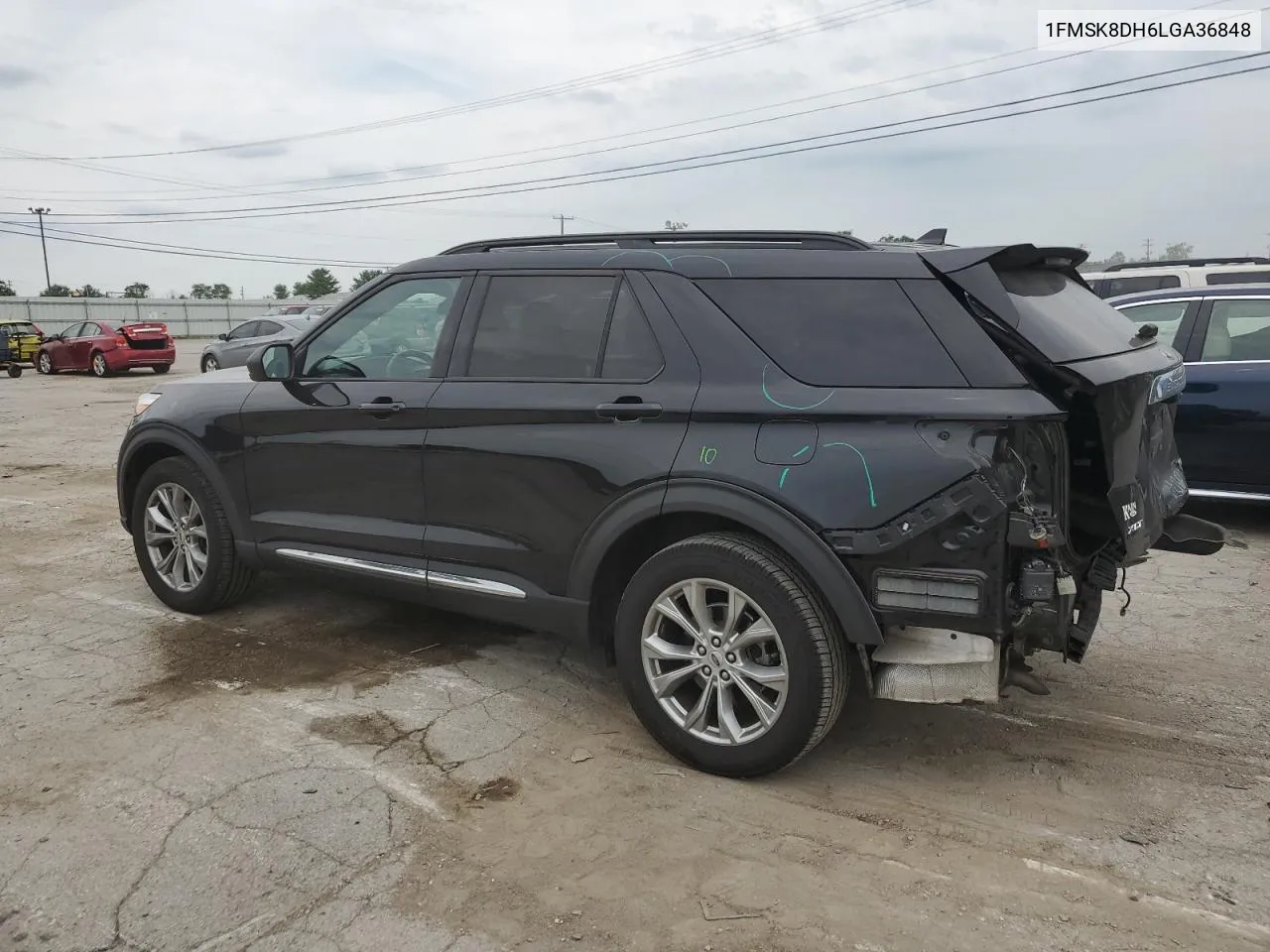 2020 Ford Explorer Xlt VIN: 1FMSK8DH6LGA36848 Lot: 59831864