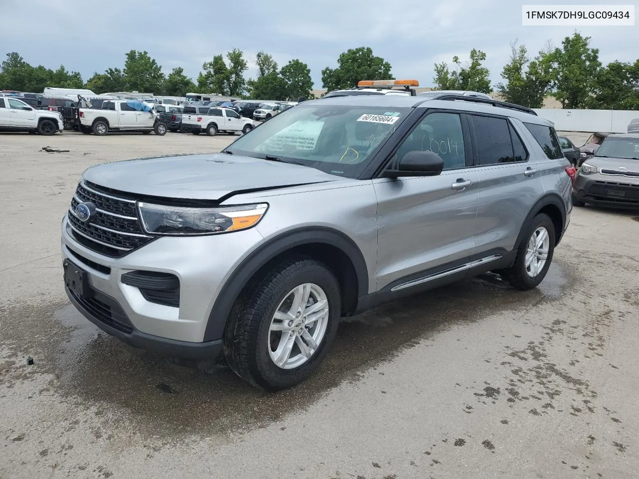 2020 Ford Explorer Xlt VIN: 1FMSK7DH9LGC09434 Lot: 60165604