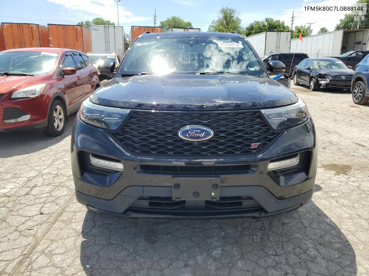 2020 Ford Explorer St VIN: 1FM5K8GC7LGB88148 Lot: 60354214