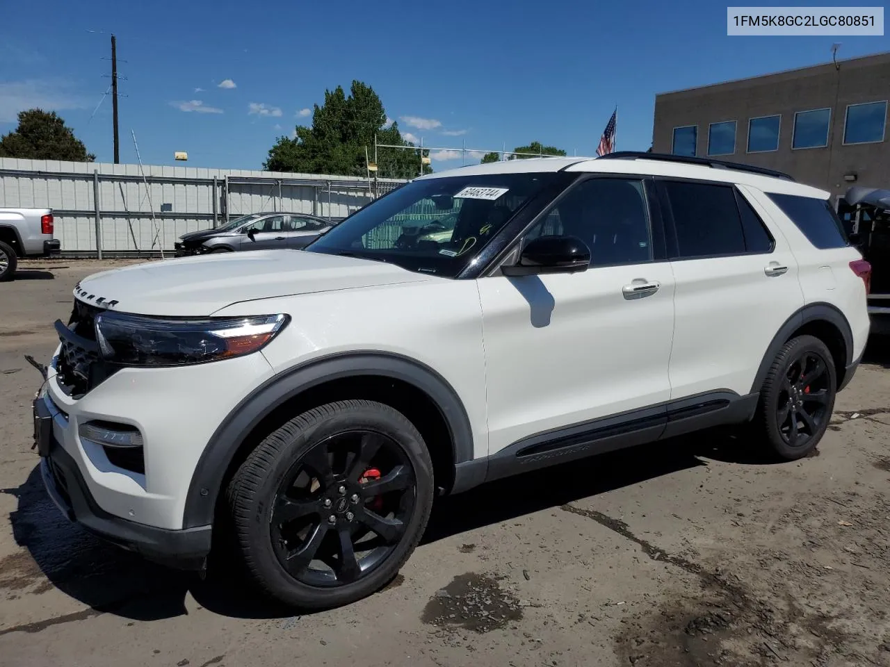 2020 Ford Explorer St VIN: 1FM5K8GC2LGC80851 Lot: 60463744