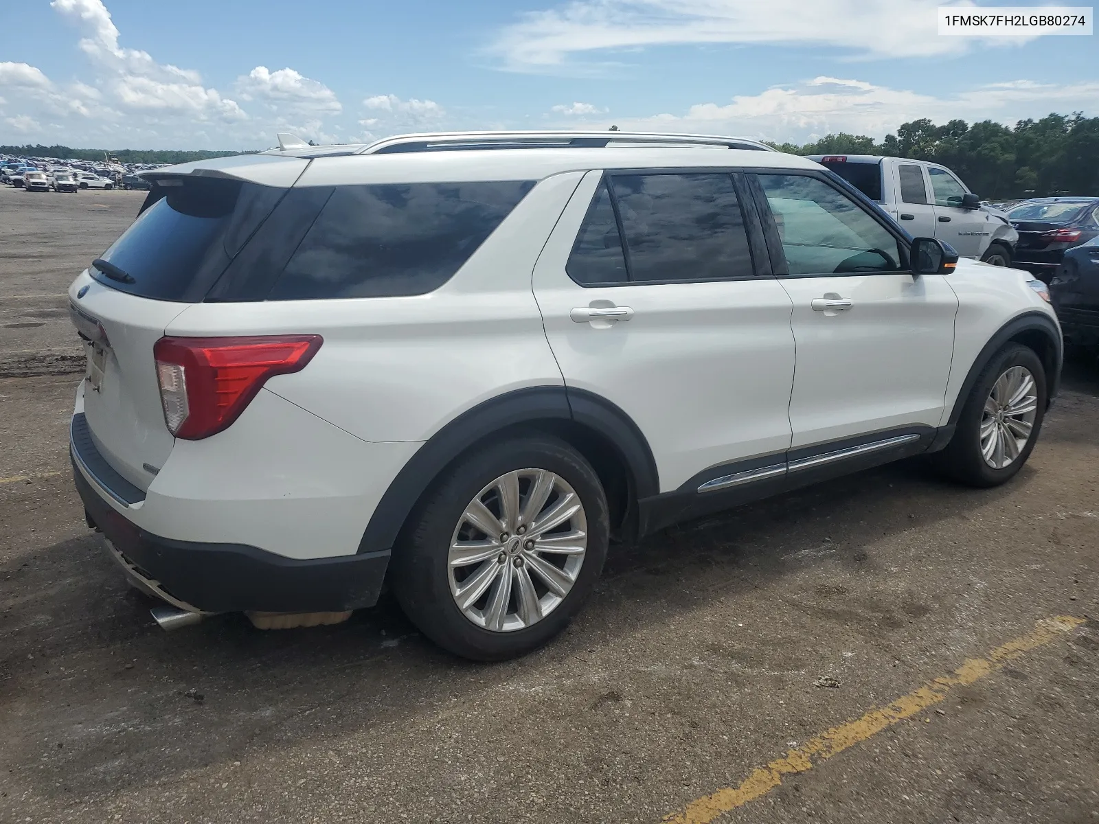 2020 Ford Explorer Limited VIN: 1FMSK7FH2LGB80274 Lot: 61166174