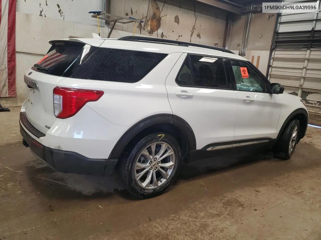 2020 Ford Explorer Xlt VIN: 1FMSK8DH9LGA39596 Lot: 61211164