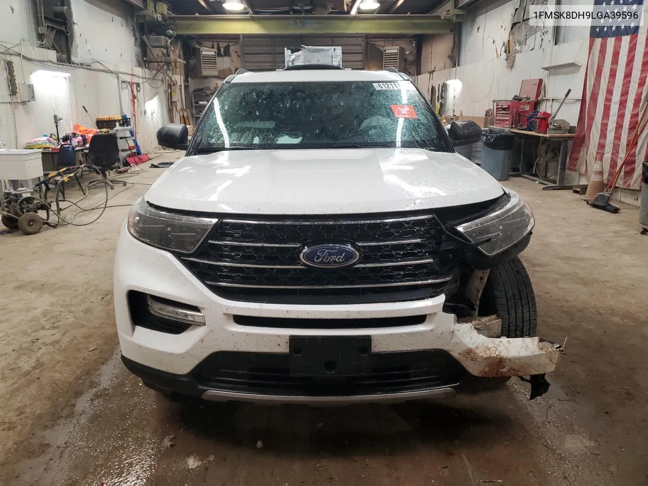 2020 Ford Explorer Xlt VIN: 1FMSK8DH9LGA39596 Lot: 61211164