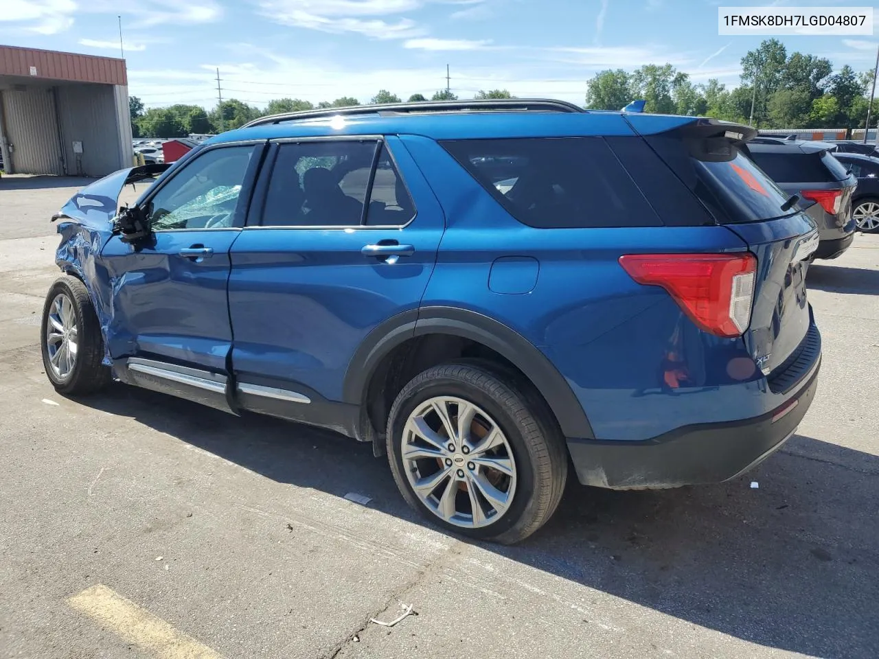 2020 Ford Explorer Xlt VIN: 1FMSK8DH7LGD04807 Lot: 61292044