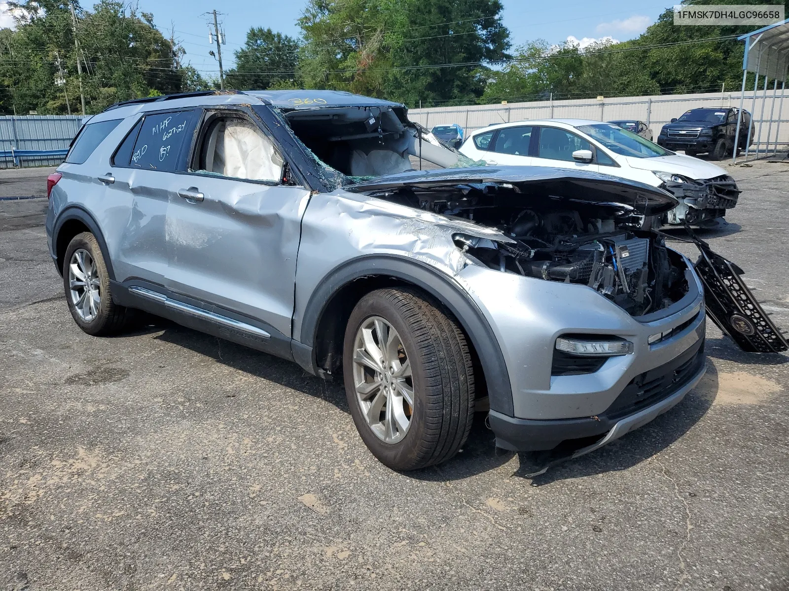 2020 Ford Explorer Xlt VIN: 1FMSK7DH4LGC96658 Lot: 61430944