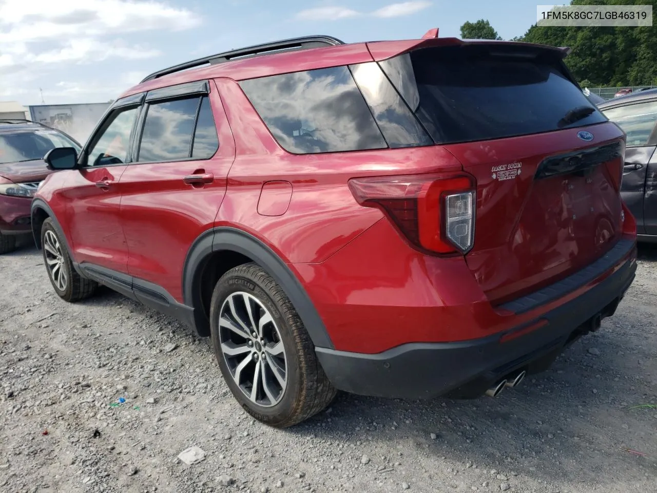 2020 Ford Explorer St VIN: 1FM5K8GC7LGB46319 Lot: 61482644