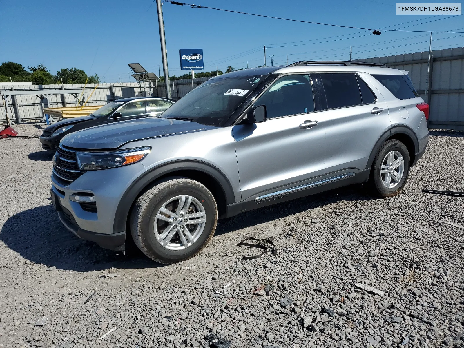 2020 Ford Explorer Xlt VIN: 1FMSK7DH1LGA88673 Lot: 61505924