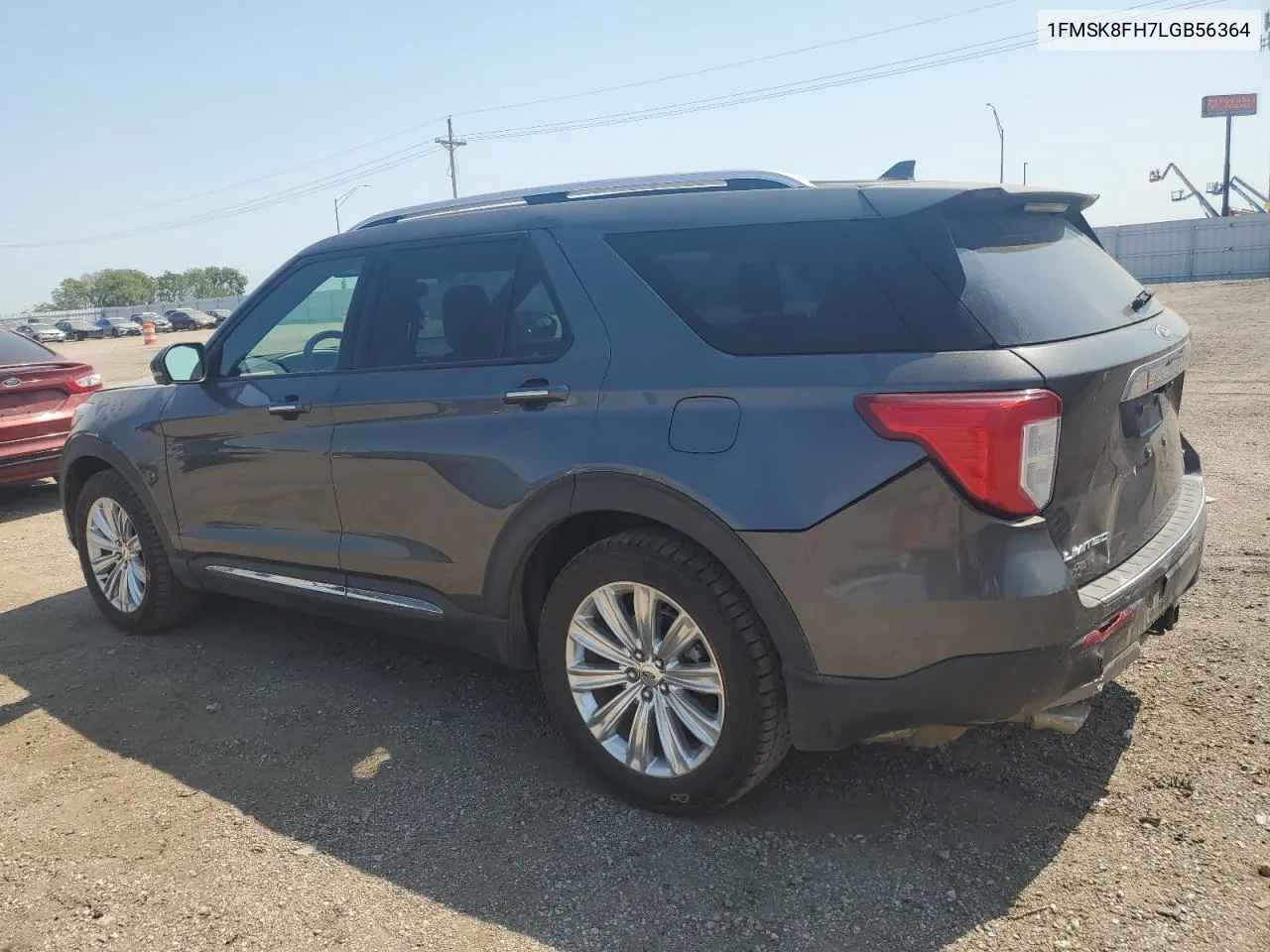 2020 Ford Explorer Limited VIN: 1FMSK8FH7LGB56364 Lot: 62241094