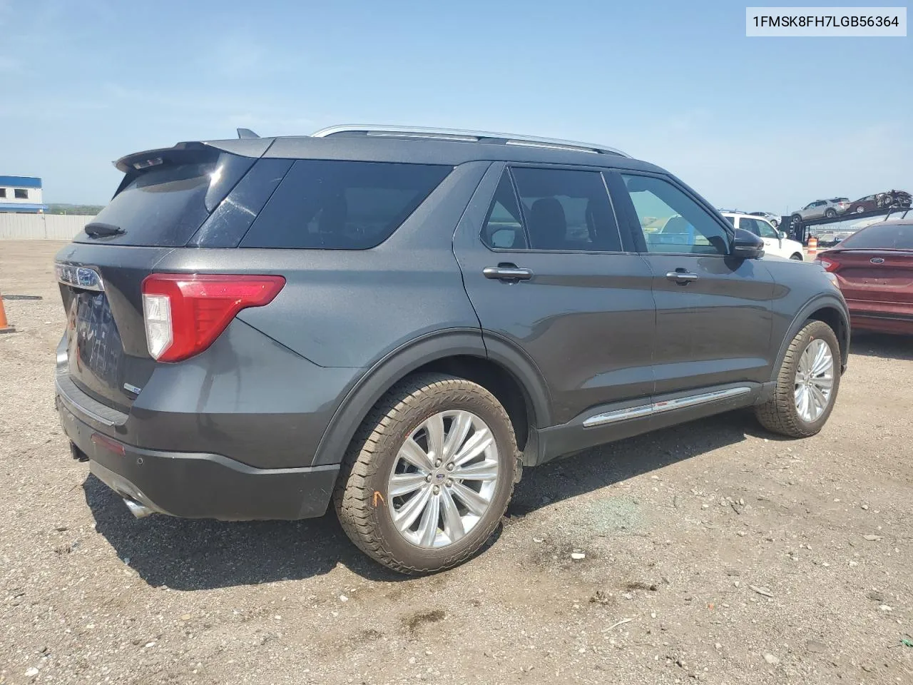 2020 Ford Explorer Limited VIN: 1FMSK8FH7LGB56364 Lot: 62241094