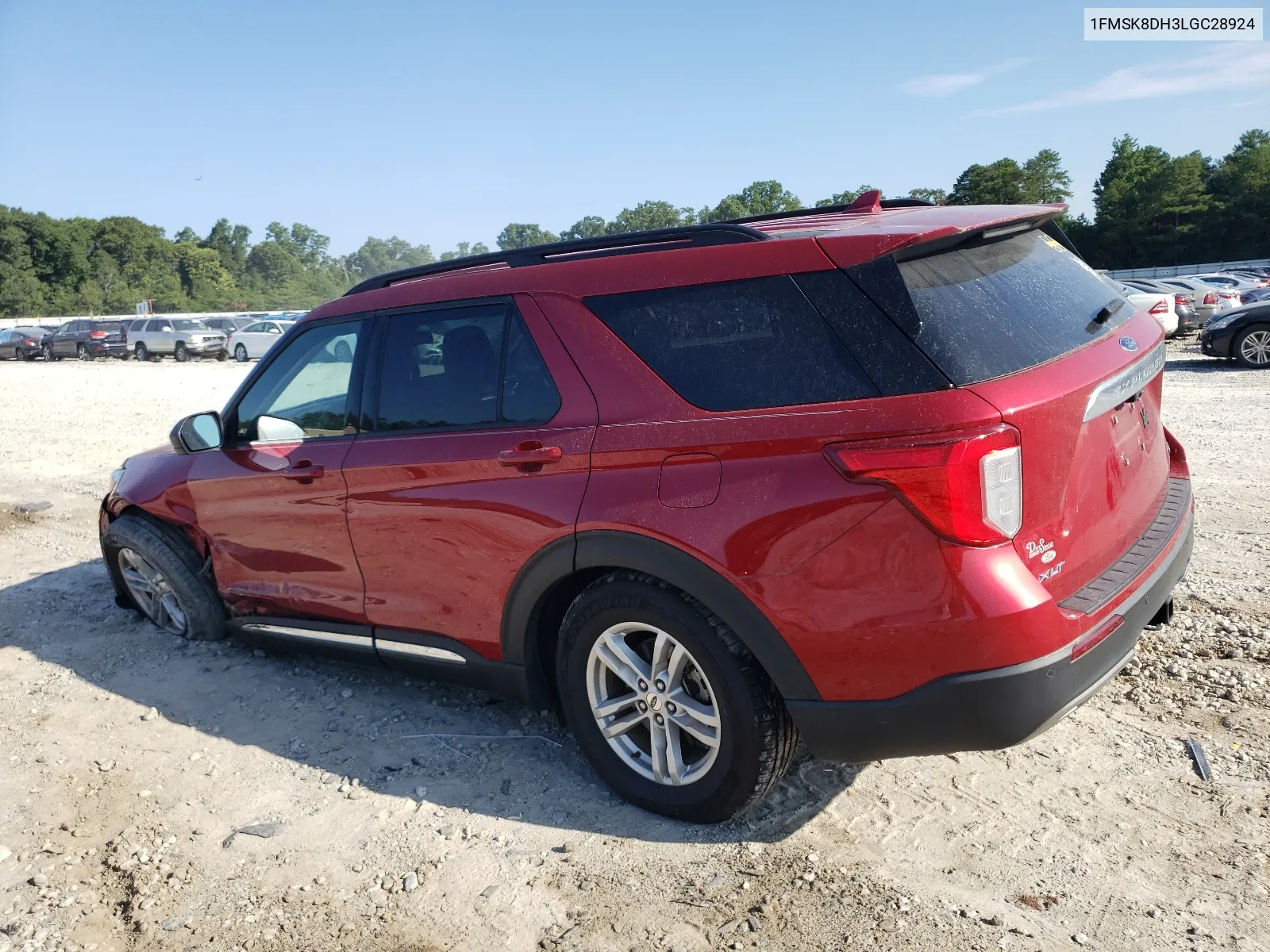 2020 Ford Explorer Xlt VIN: 1FMSK8DH3LGC28924 Lot: 62843524