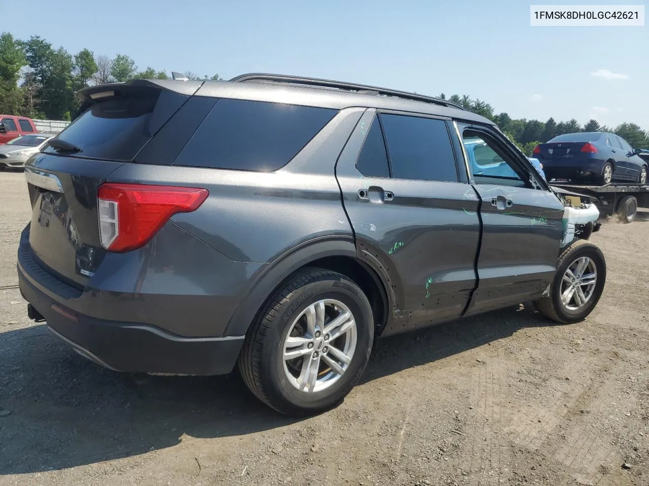 2020 Ford Explorer Xlt VIN: 1FMSK8DH0LGC42621 Lot: 62930004