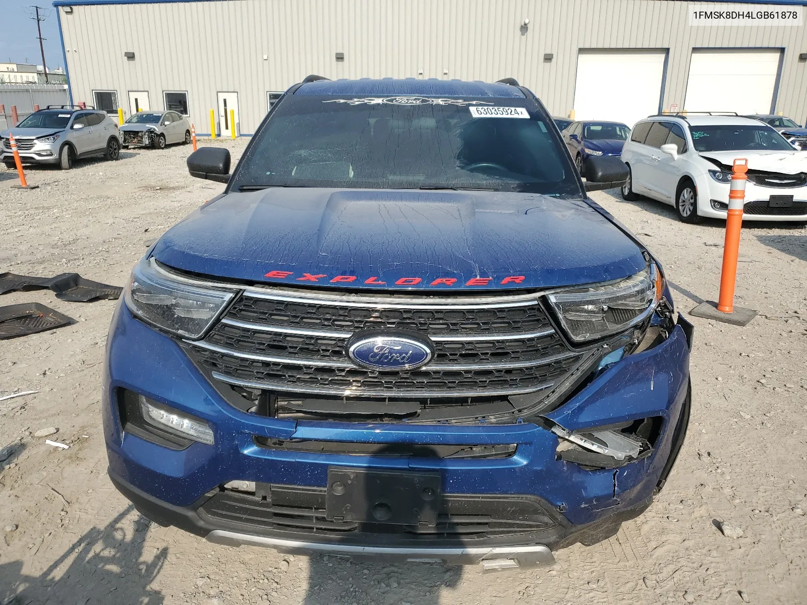 2020 Ford Explorer Xlt VIN: 1FMSK8DH4LGB61878 Lot: 63035924