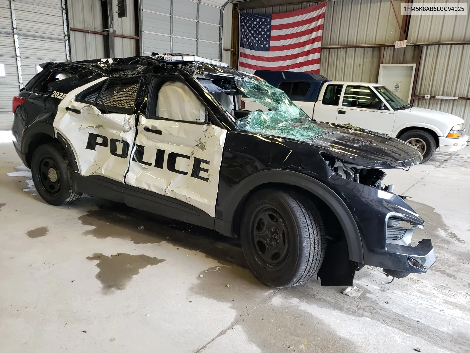 2020 Ford Explorer Police Interceptor VIN: 1FM5K8AB6LGC94025 Lot: 64490944