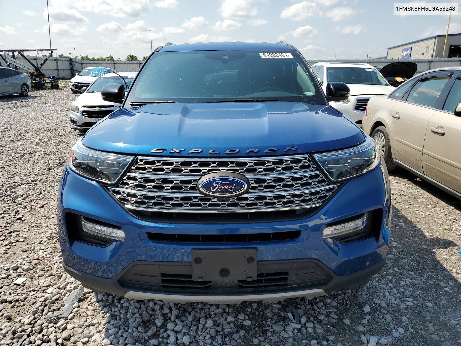 2020 Ford Explorer Limited VIN: 1FMSK8FH5LGA53248 Lot: 64982484