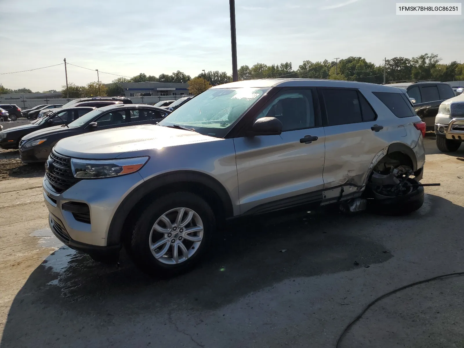 2020 Ford Explorer VIN: 1FMSK7BH8LGC86251 Lot: 65817344