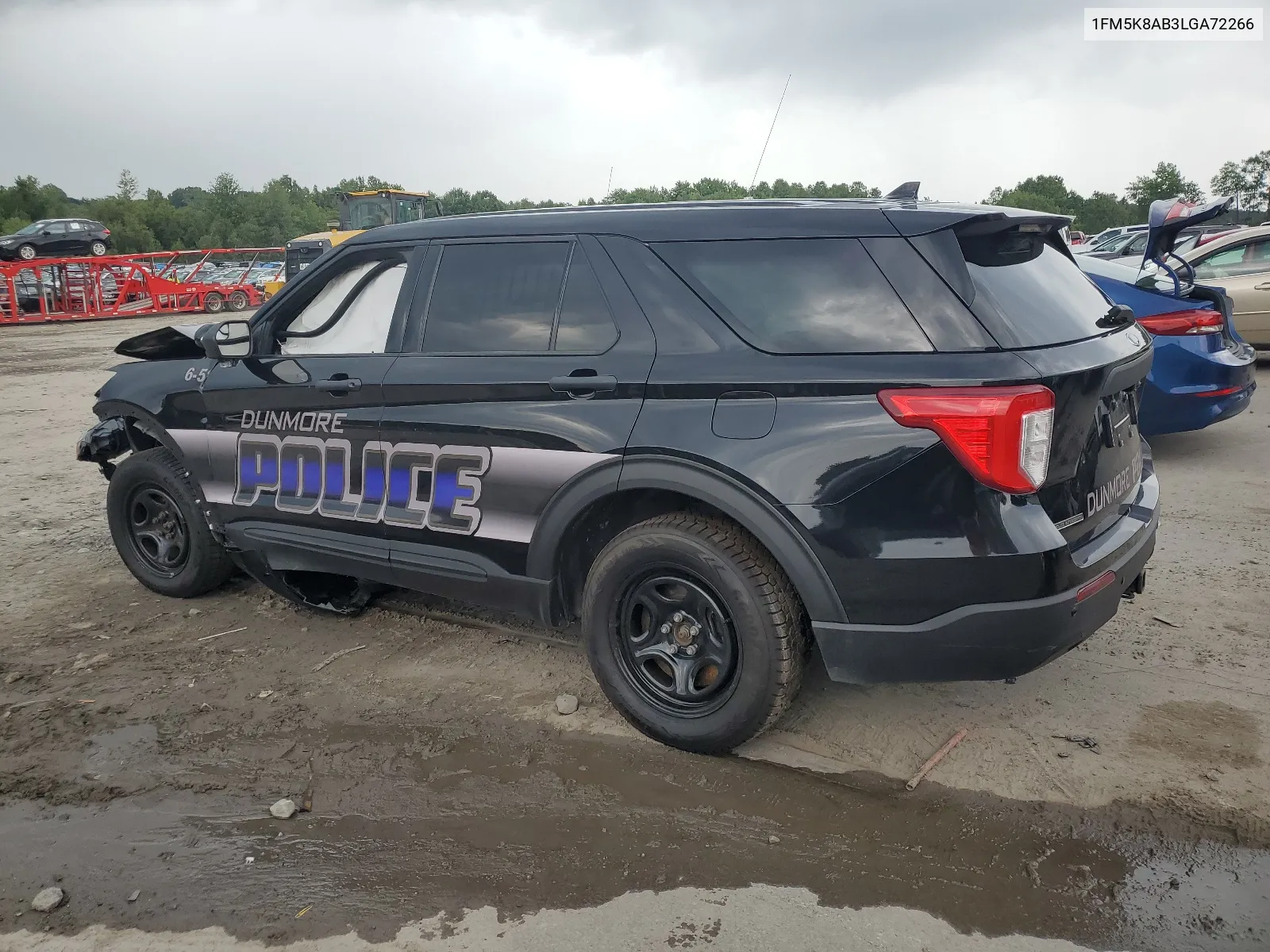 2020 Ford Explorer Police Interceptor VIN: 1FM5K8AB3LGA72266 Lot: 66044254