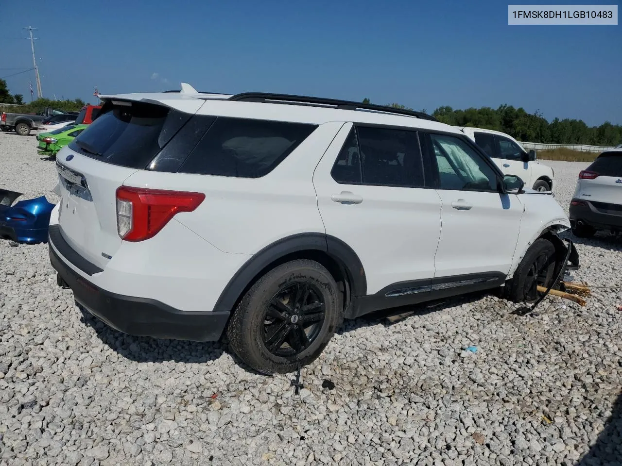 2020 Ford Explorer Xlt VIN: 1FMSK8DH1LGB10483 Lot: 66679754