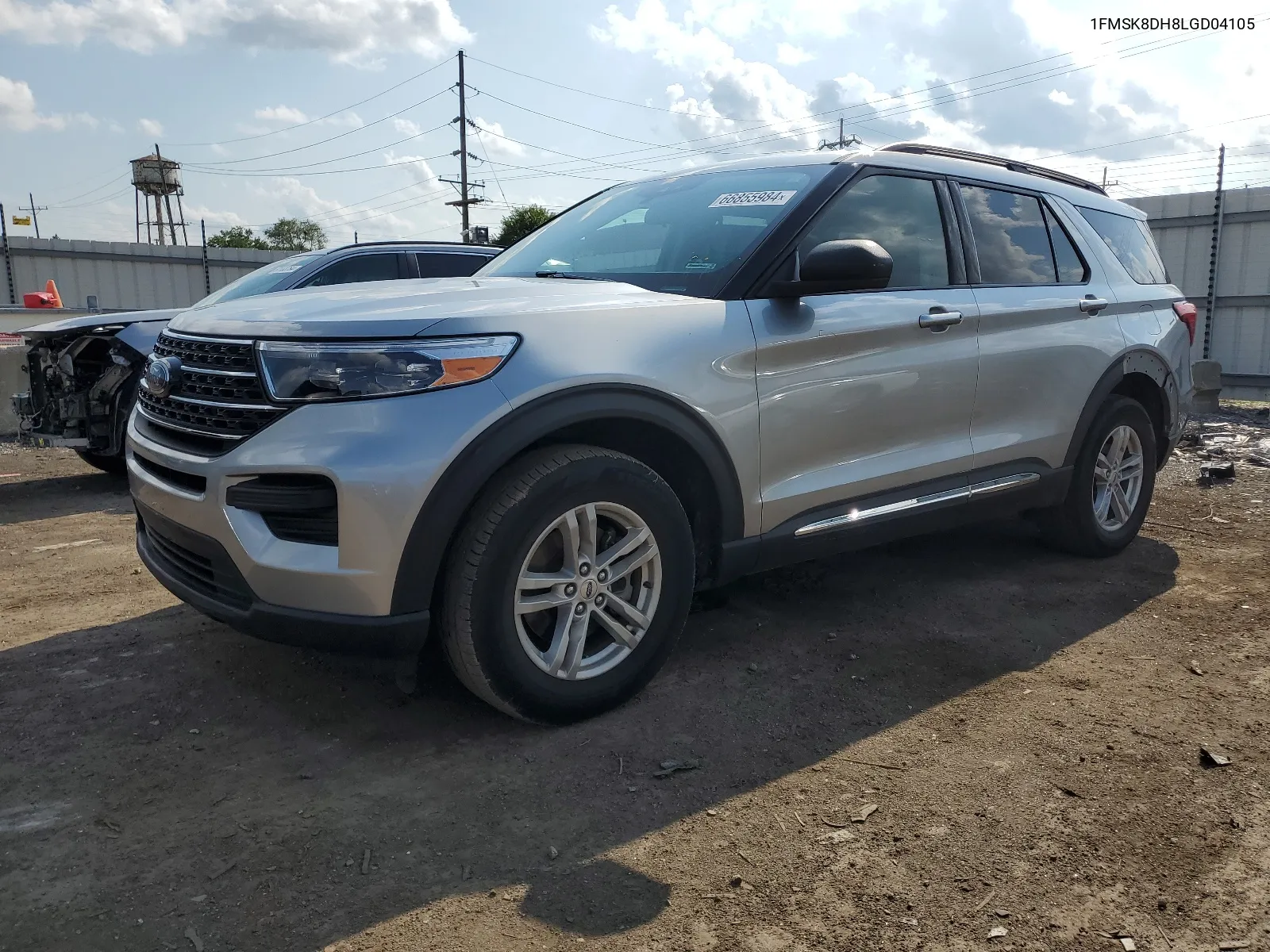 2020 Ford Explorer Xlt VIN: 1FMSK8DH8LGD04105 Lot: 66855984