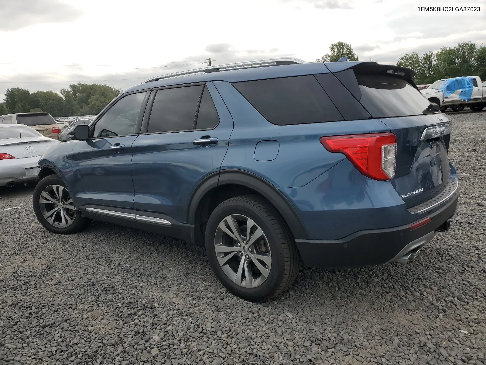 2020 Ford Explorer Platinum VIN: 1FM5K8HC2LGA37023 Lot: 66954574