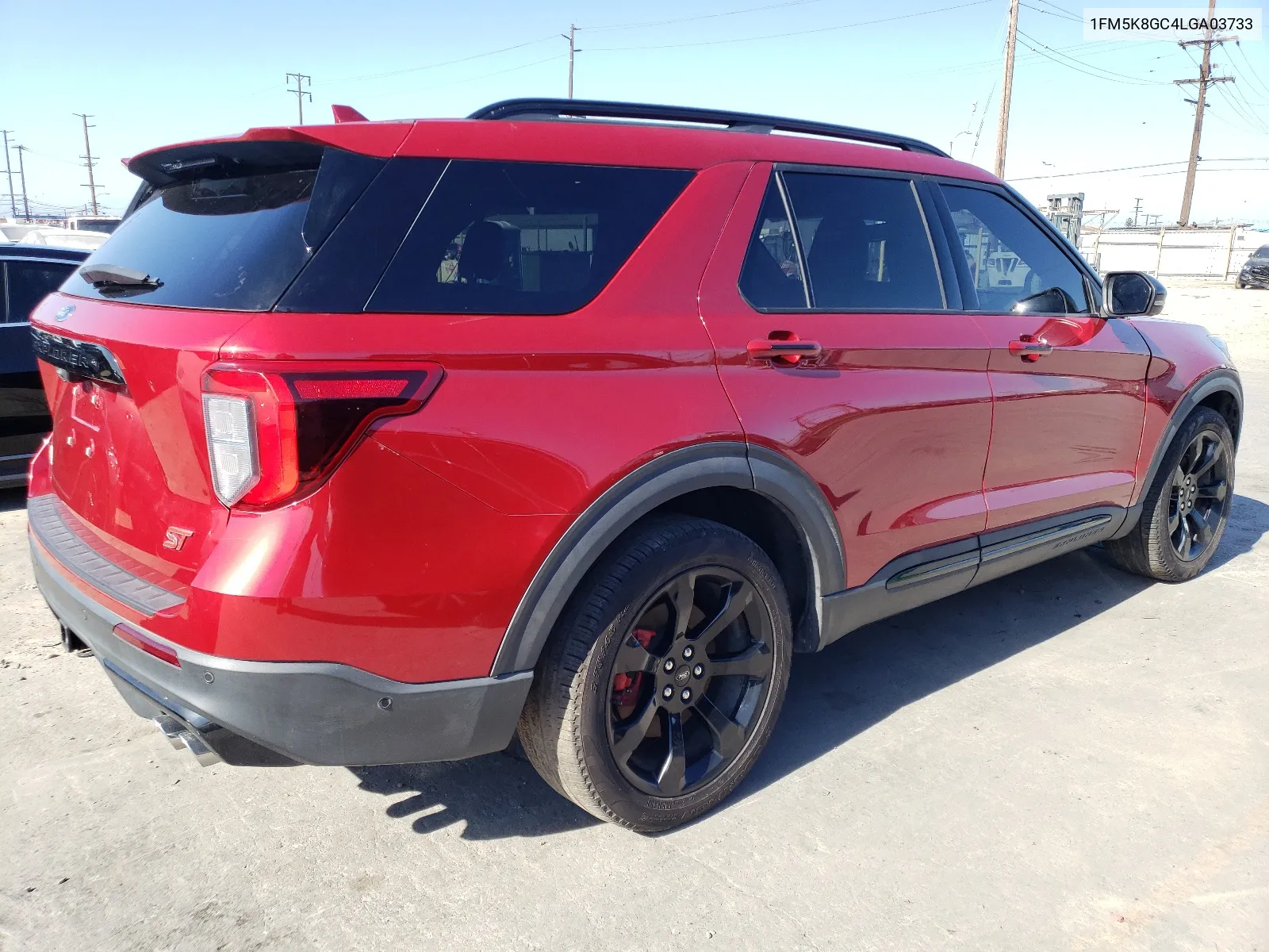 2020 Ford Explorer St VIN: 1FM5K8GC4LGA03733 Lot: 67320234