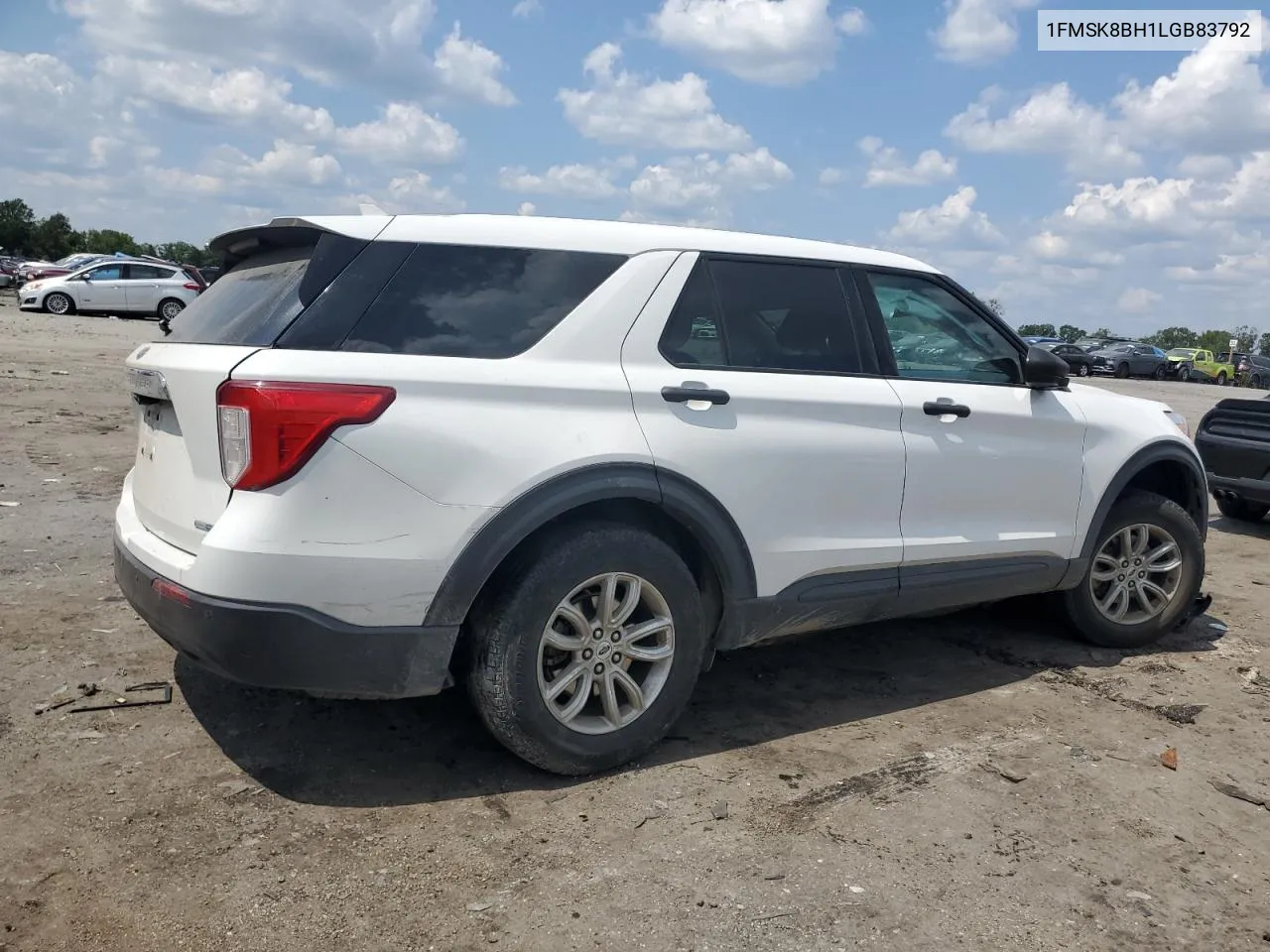 2020 Ford Explorer VIN: 1FMSK8BH1LGB83792 Lot: 67385294