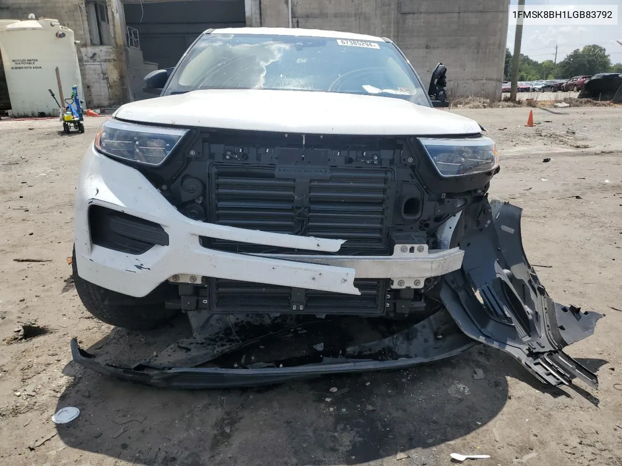 2020 Ford Explorer VIN: 1FMSK8BH1LGB83792 Lot: 67385294