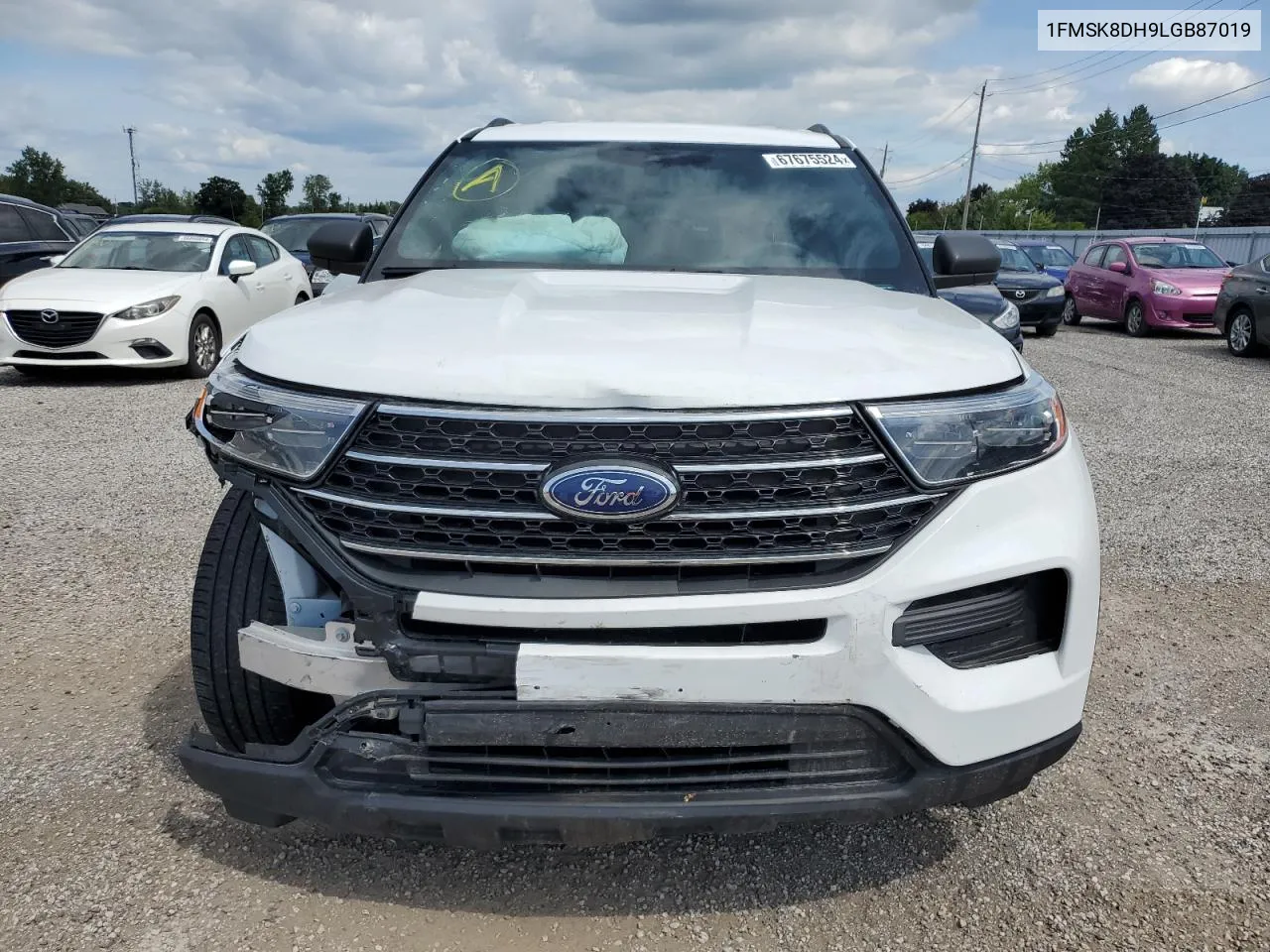 2020 Ford Explorer Xlt VIN: 1FMSK8DH9LGB87019 Lot: 67675524