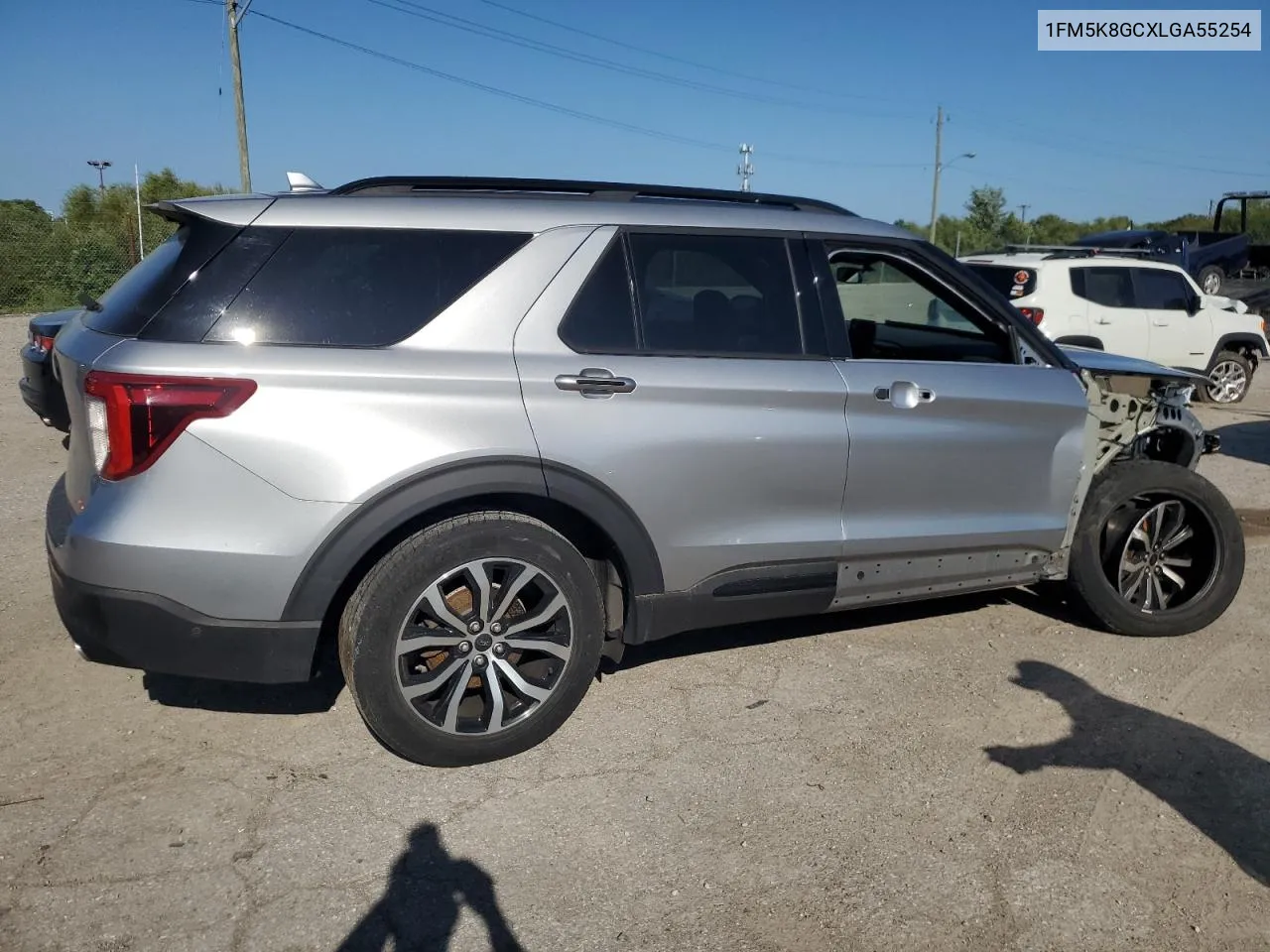 2020 Ford Explorer St VIN: 1FM5K8GCXLGA55254 Lot: 68014844