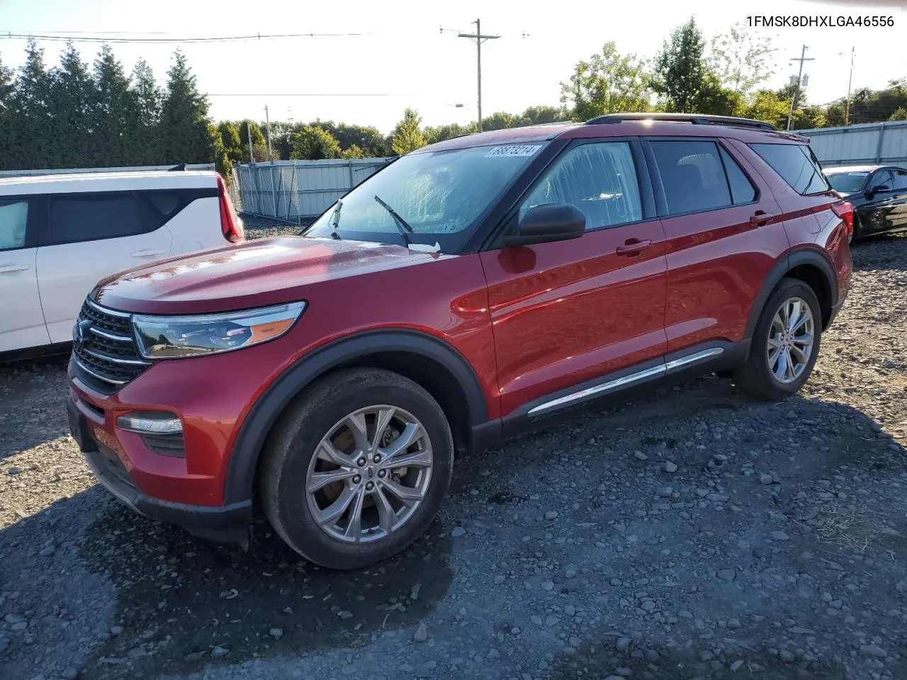 2020 Ford Explorer Xlt VIN: 1FMSK8DHXLGA46556 Lot: 68873214