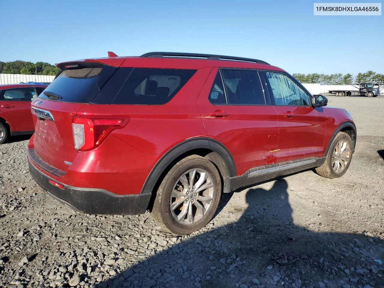 2020 Ford Explorer Xlt VIN: 1FMSK8DHXLGA46556 Lot: 68873214