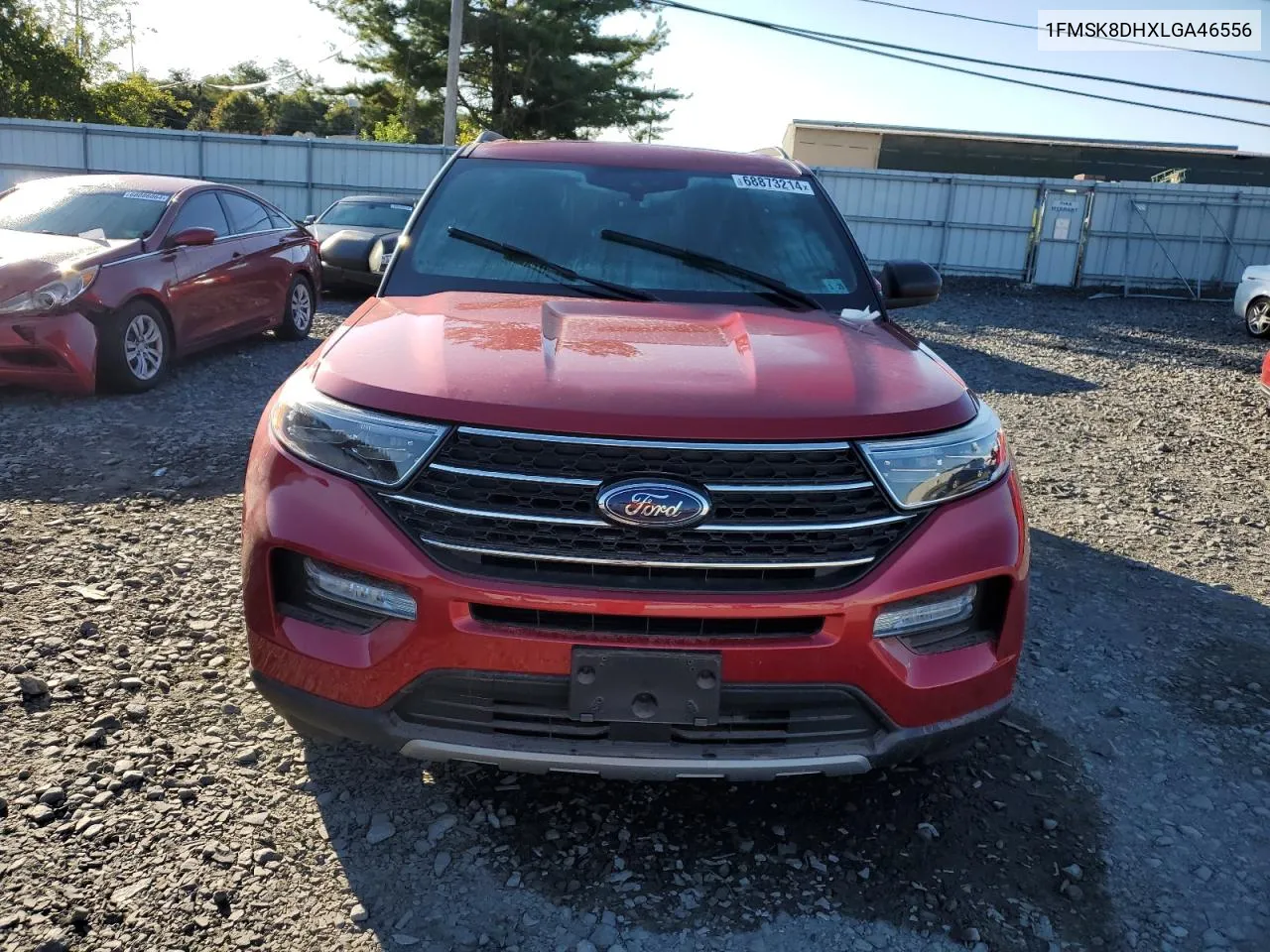 2020 Ford Explorer Xlt VIN: 1FMSK8DHXLGA46556 Lot: 68873214