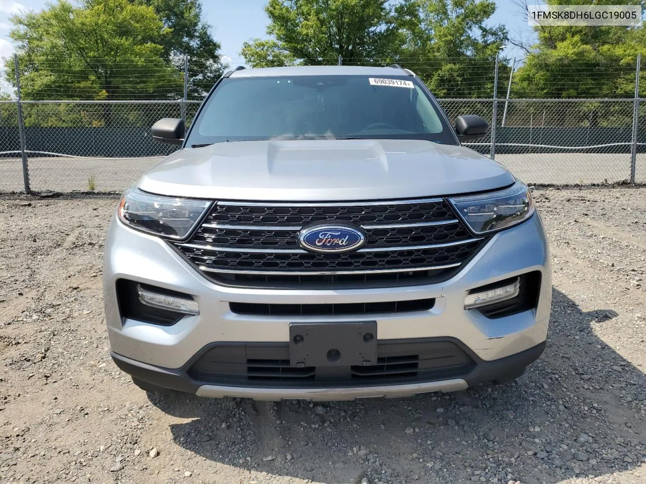 2020 Ford Explorer Xlt VIN: 1FMSK8DH6LGC19005 Lot: 69039174