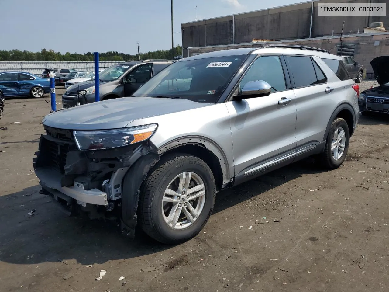 2020 Ford Explorer Xlt VIN: 1FMSK8DHXLGB33521 Lot: 69301544