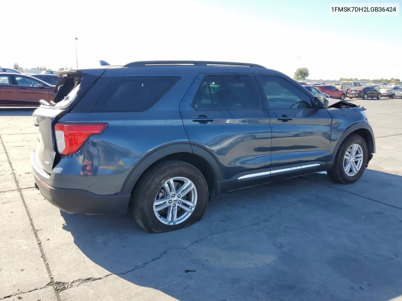 2020 Ford Explorer Xlt VIN: 1FMSK7DH2LGB36424 Lot: 69638404