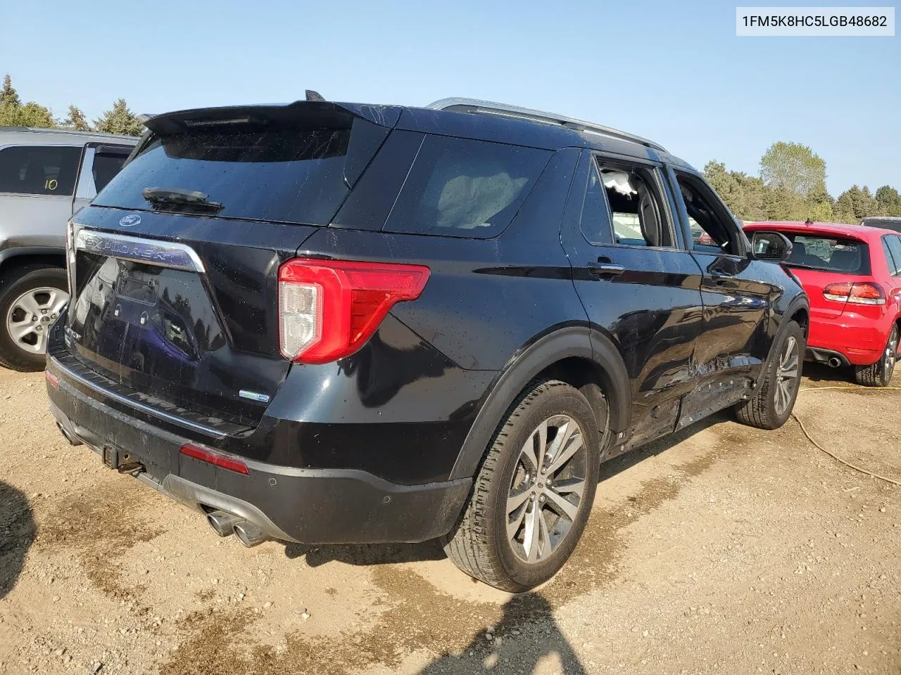 2020 Ford Explorer Platinum VIN: 1FM5K8HC5LGB48682 Lot: 69696324