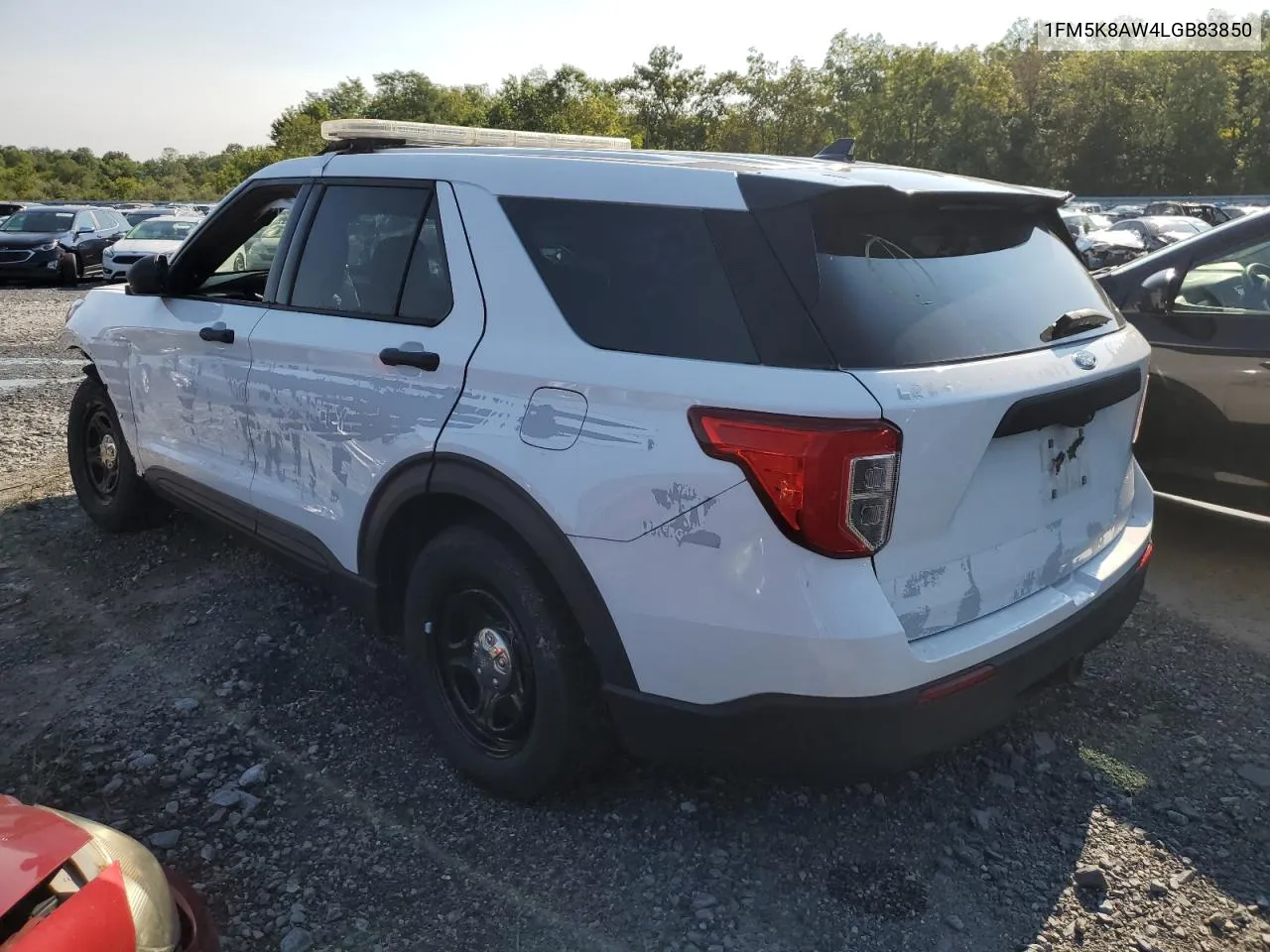 2020 Ford Explorer Police Interceptor VIN: 1FM5K8AW4LGB83850 Lot: 69844434