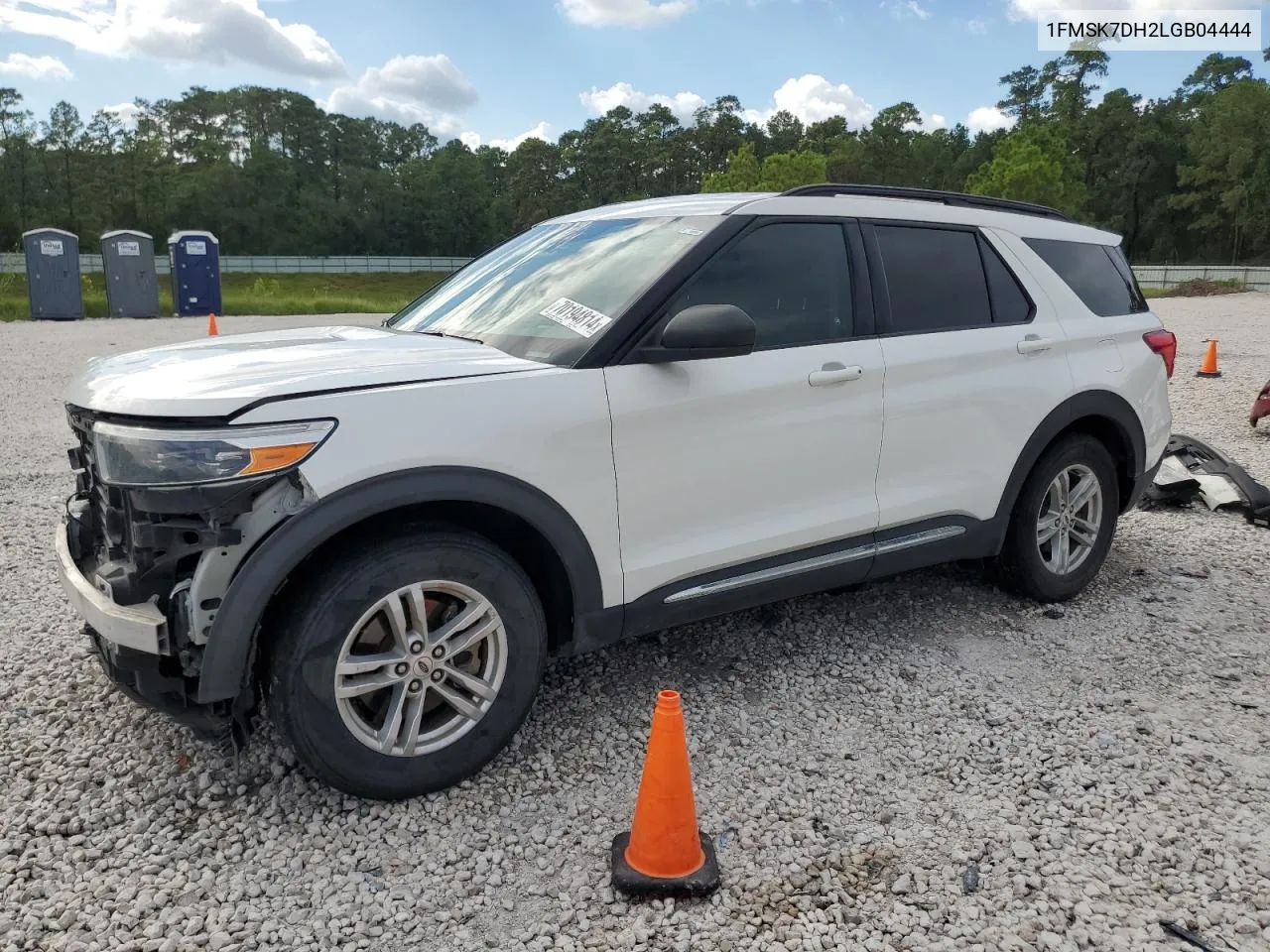 2020 Ford Explorer Xlt VIN: 1FMSK7DH2LGB04444 Lot: 70194814