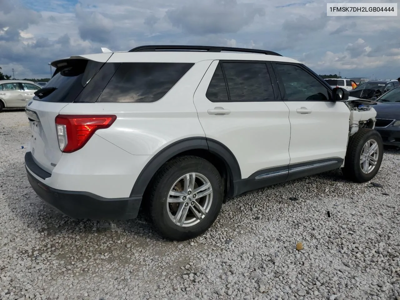 2020 Ford Explorer Xlt VIN: 1FMSK7DH2LGB04444 Lot: 70194814