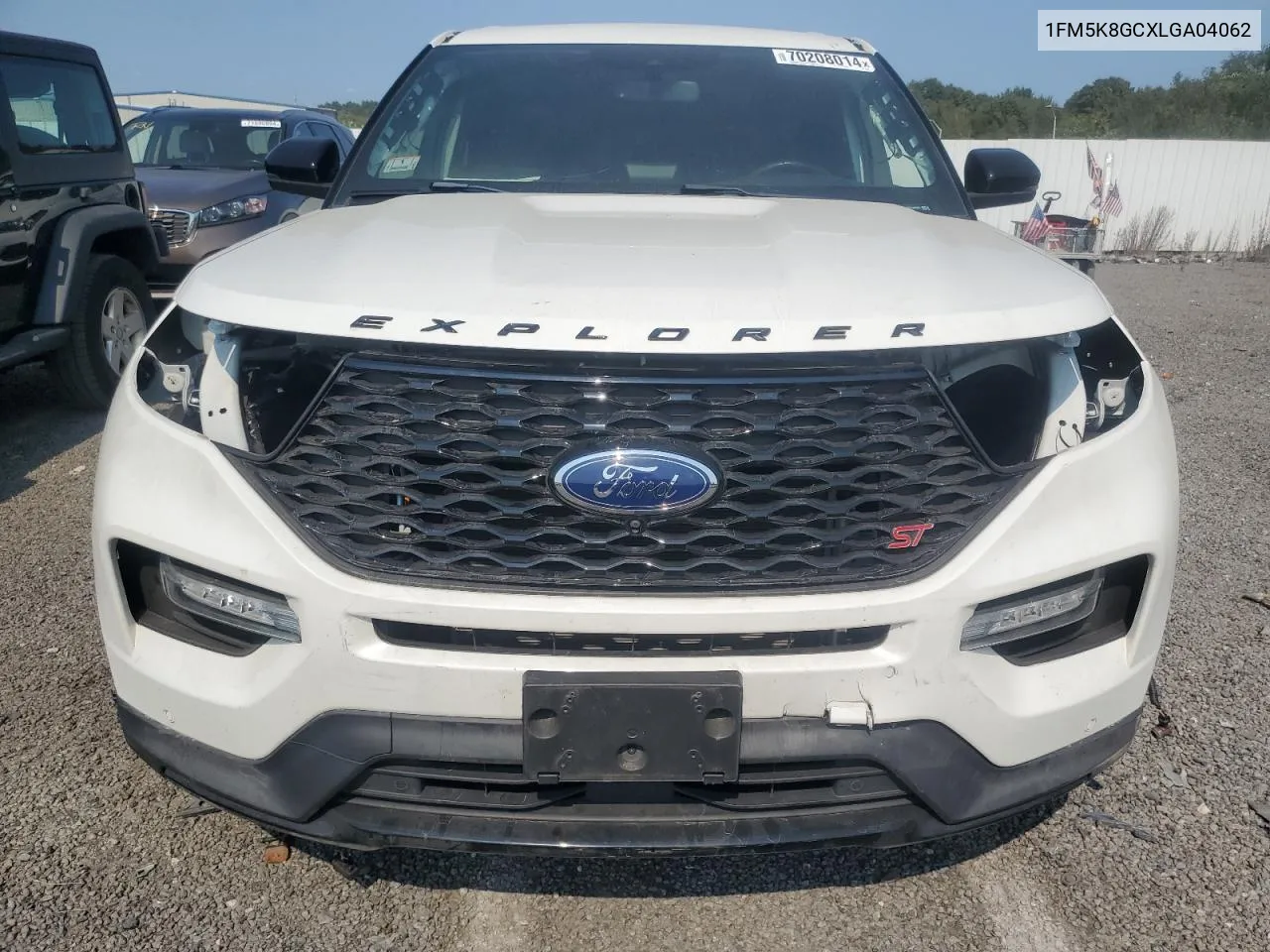 2020 Ford Explorer St VIN: 1FM5K8GCXLGA04062 Lot: 70208014