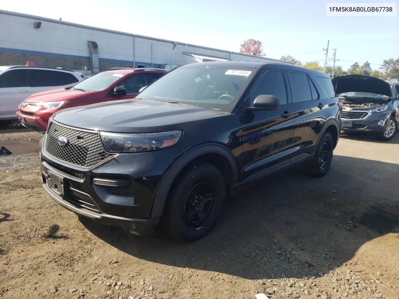 2020 Ford Explorer Police Interceptor VIN: 1FM5K8AB0LGB67738 Lot: 70574544