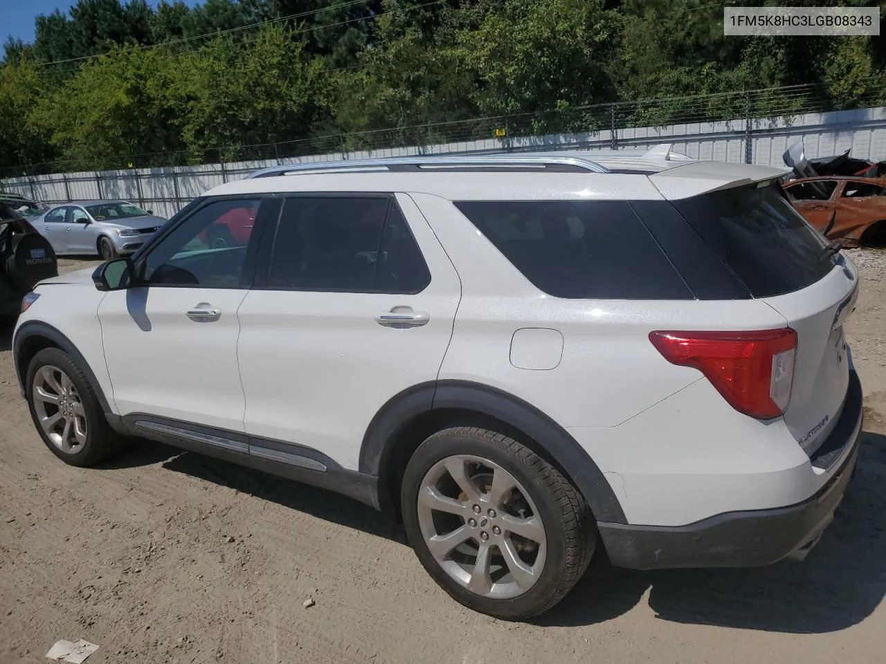 2020 Ford Explorer Platinum VIN: 1FM5K8HC3LGB08343 Lot: 70953684